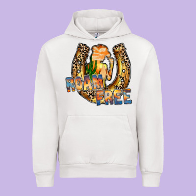 Cowgirl Horseshoe Urban Hoodie Designed By Racoondesign
