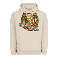 Pigment French Oak cowgirl horseshoe Urban Hoodie - RacoonDesign