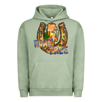 Pigment Oil Green cowgirl horseshoe Urban Hoodie - RacoonDesign