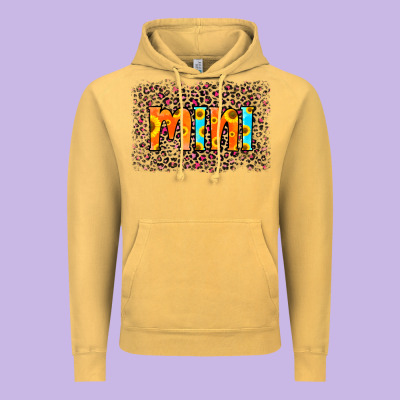 Leopard Sunflower Mimi Vintage Hoodie Designed By Ranaportraitstore