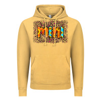 Vintage Mustard Leopard Sunflower Mimi Vintage Hoodie - RanaPortraitStore