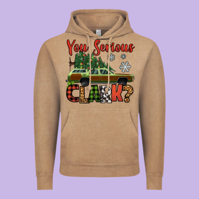 You Serious Clark Christmas Vacation Car Vintage Hoodie Designed By Jasminsmagicworld