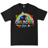 Black childcare life Premium Tee - MaliasSmallBusiness