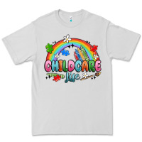 Dove Grey childcare life Premium Tee - MaliasSmallBusiness