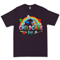 Plum childcare life Premium Tee - MaliasSmallBusiness