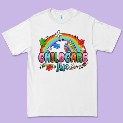 Childcare Life Premium Tee Designed By Maliassmallbusiness