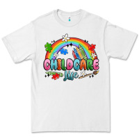 White childcare life Premium Tee - MaliasSmallBusiness
