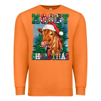 Carrot mooey christmas heifer Premium Sweatshirt - FaDigitalArtStudio
