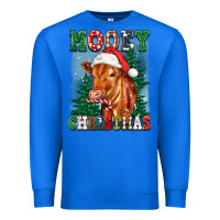 True Royal mooey christmas heifer Premium Sweatshirt - FaDigitalArtStudio