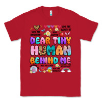 Red dear tiny human behind me Classic Tee - Artiststas