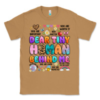 Toasted Coconut dear tiny human behind me Classic Tee - Artiststas