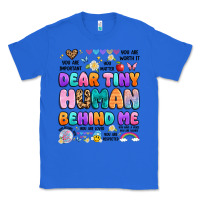 True Royal dear tiny human behind me Classic Tee - Artiststas