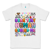 White dear tiny human behind me Classic Tee - Artiststas
