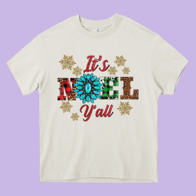 It's Noel Y'all Heavy Core Tee Designed By Adodesignshop