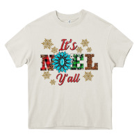 Cream it's noel y'all Heavy Core Tee - AdoDesignShop