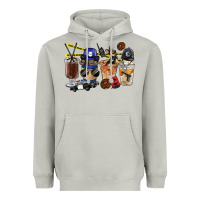Moon Dust Police Coffee Cups Heavyweight Hoodie - FaDigitalArtStudio