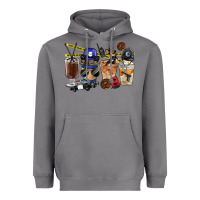 Storm Police Coffee Cups Heavyweight Hoodie - FaDigitalArtStudio