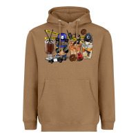 Toasted Coconut Police Coffee Cups Heavyweight Hoodie - FaDigitalArtStudio