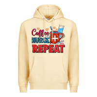 Pina Colada Coffee Nurse Repeat Premium Hoodie - FaDigitalArtStudio