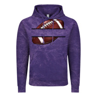 Cloud Purple football name frame Vintage Hoodie - BarkalooDesign
