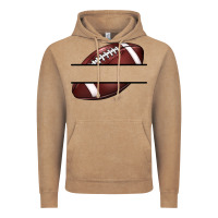 Vintage Coffee football name frame Vintage Hoodie - BarkalooDesign