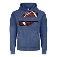 Vintage Denim football name frame Vintage Hoodie - BarkalooDesign