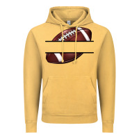 Vintage Mustard football name frame Vintage Hoodie - BarkalooDesign
