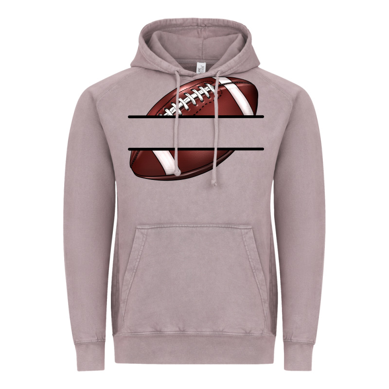 Football Name Frame Vintage Hoodie by BarkalooDesign | Teevron