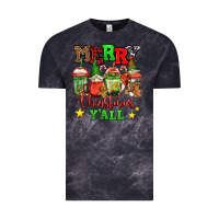 Cloud Black merry Christmas y'all gnome coffee Vintage Tee - Jasminsmagicworld