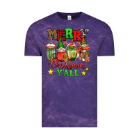 Cloud Purple merry Christmas y'all gnome coffee Vintage Tee - Jasminsmagicworld