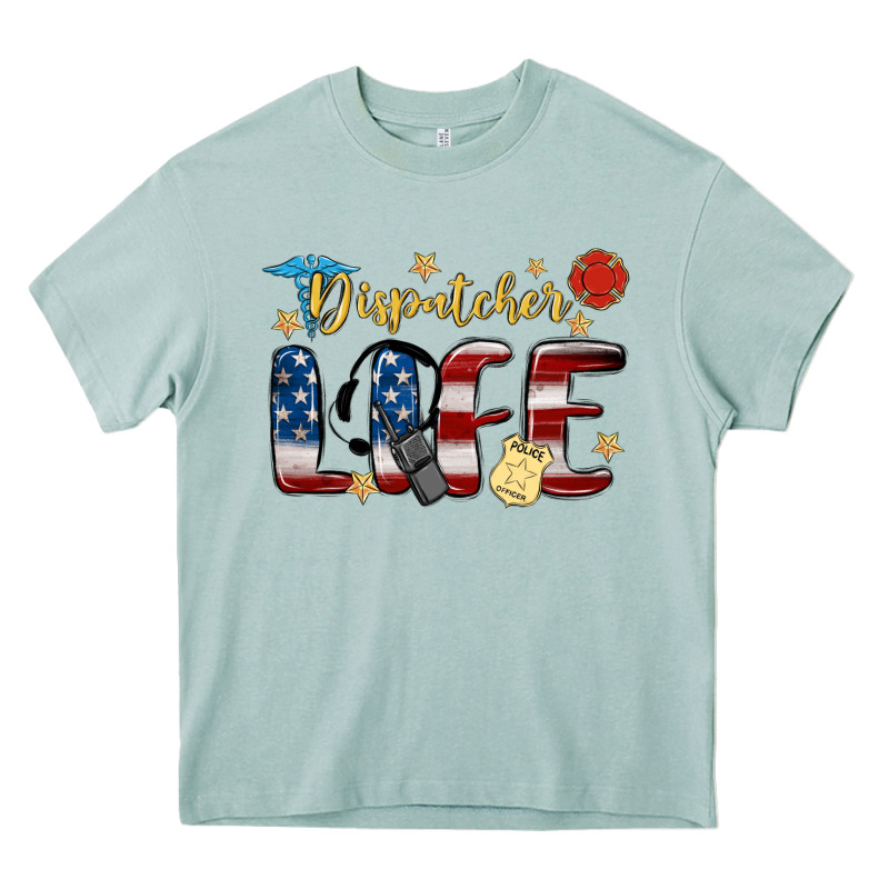 Dispatcher Life Heavy Core Tee by MaliasSmallBusiness | Teevron