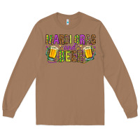Toasted Coconut Mardi Gras and beer Long Sleeve Tee - NancyCooperArtShop