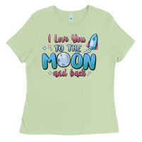 Matcha i love you to the moon and back Ladies Tee - MaliasSmallBusiness