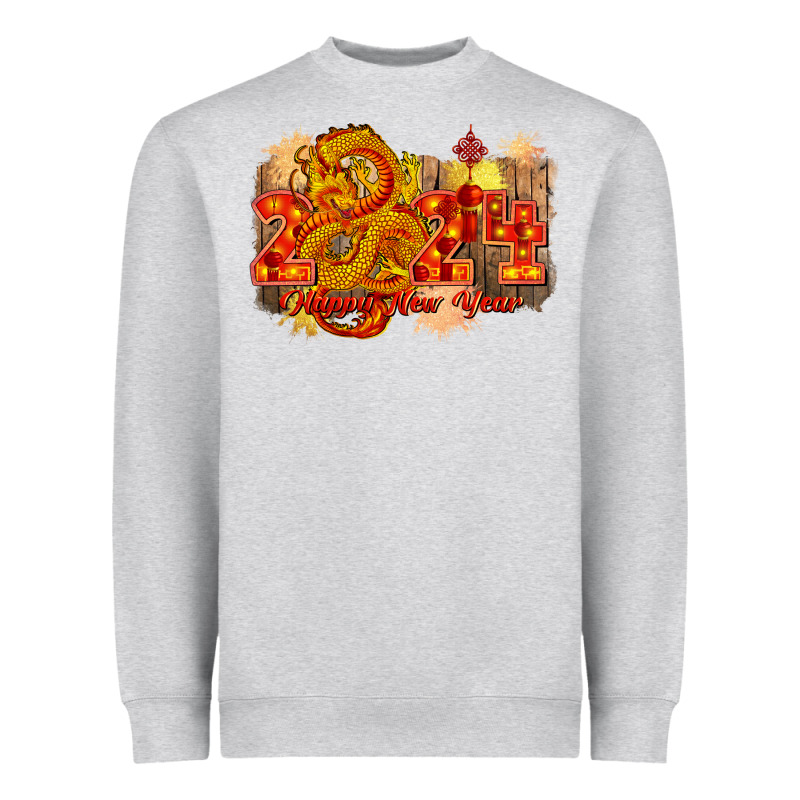 Year Of The Dragon Chinese New Year 2024 Heavyweight Sweatshirt by CowGirlArtShop | Teevron