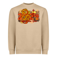 Mushroom year of the dragon chinese new year 2024 Heavyweight Sweatshirt - CowGirlArtShop