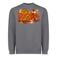 Storm year of the dragon chinese new year 2024 Heavyweight Sweatshirt - CowGirlArtShop