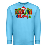Ocean Blue Christmas daddy Claus Premium Sweatshirt - FaDigitalArtStudio