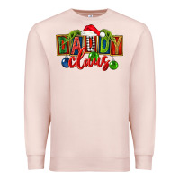Pale Pink Christmas daddy Claus Premium Sweatshirt - FaDigitalArtStudio