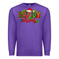 Purple Christmas daddy Claus Premium Sweatshirt - FaDigitalArtStudio