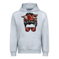 Heather Grey football mom Urban Hoodie - RacoonDesign