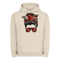 Pigment French Oak football mom Urban Hoodie - RacoonDesign