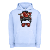 Pigment Grape Ice football mom Urban Hoodie - RacoonDesign