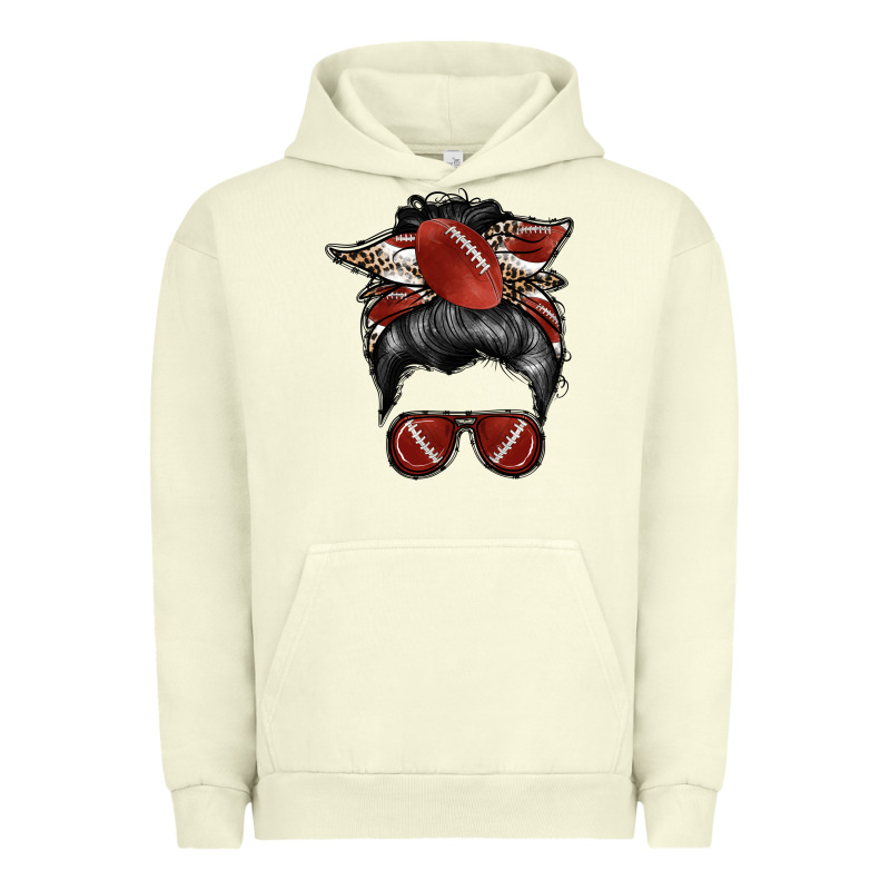 Football Mom Urban Hoodie by RacoonDesign | Teevron