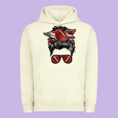 Football Mom Urban Hoodie Designed By Racoondesign