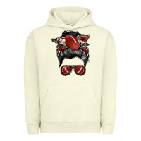 Pigment Pistachio football mom Urban Hoodie - RacoonDesign
