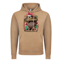 Vintage Coffee cute floral baby sloth Vintage Hoodie - Jasminsmagicworld