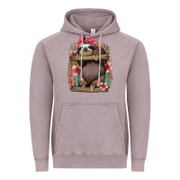 Vintage Zinc cute floral baby sloth Vintage Hoodie - Jasminsmagicworld