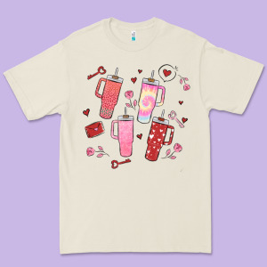 Cup Disorder Valentine's Day Premium Tee Designed By Maliassmallbusiness