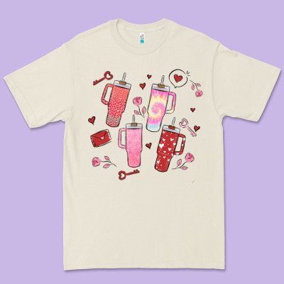 Cup Disorder Valentine's Day Premium Tee Designed By Maliassmallbusiness