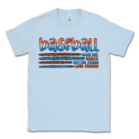 Dusty Blue vintage baseball Classic Tee - Artiststas